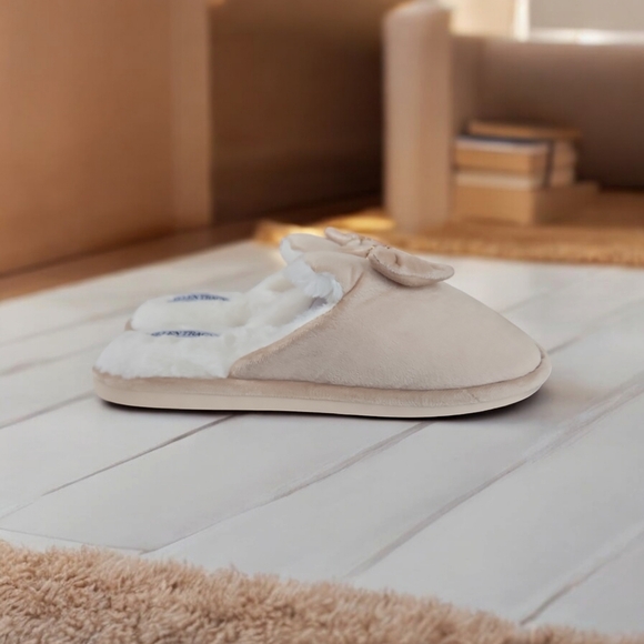 NEW! Ellen Tracy women's  slippers  with memory foam Coquette Fashion Sz  10/11 - Picture 3 of 10